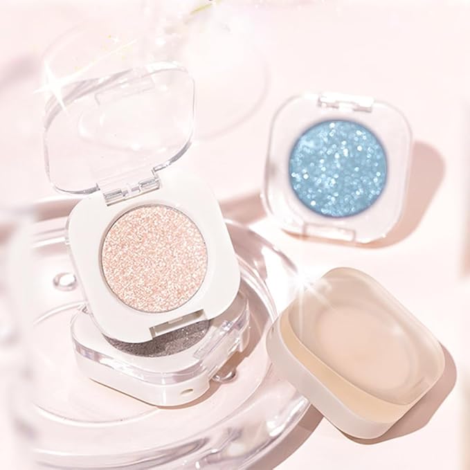 Coffee Matte Single Eyeshadow, Lightweight Blendable Mini Eye Shadow for Older Women, Monochrome Eyeshadow Palette Makeup Pigmented Waterproof, Vegan & Cruelty-Free, 27