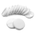 12 PCS Cotton Powder Puff Face Makeup Puff Pads 2.36 Inch, Velour Round Fluffy Puff for Loose Powder Foundation (White)