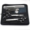6/6.5 inch professional hair scissors hairdresser hair thinning scissors hairdressing tools barber scissors (6-inch 2pc-A)