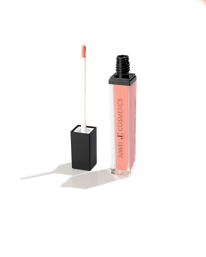 Juwel Cosmetics Luminizing Lip Gloss – Hydrating & Moisturizing for Dry Lips with Beeswax, Castor Oil & Vitamin E, Smooth Finish Tinted Lip Gloss for Women, Vegan, Elixir