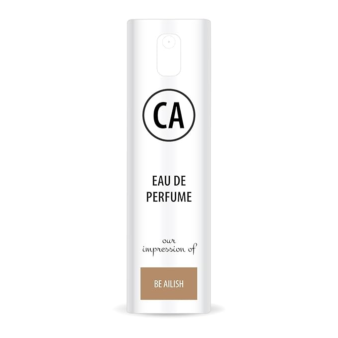 CA Perfume Impression of By Ailish for Women Eau De Parfum Amber Vanilla Scent Long Lasting Perfumes for Women Travel Size TSA Ready for Day and Night Wear 0.33 Fl Oz 10ml