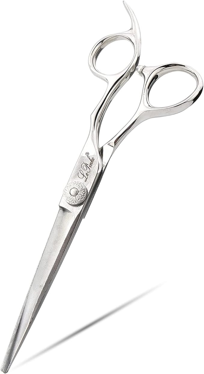 LePinko Premium Damascus Steel Hair Cutting Scissors, 6.0 Inch Master Level Hair Texturizing Shears For Hairstylist, Hairdresser, Studio, Salon, Barber