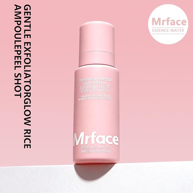 MRFACE Polypeptide and Ganoderma Lucidum Essence Water, Anti-Aging Facial Serum, Skin Repair Moisturizer with Enhanced Elasticity, 3.38 fl oz