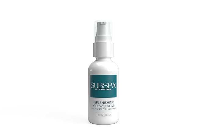 Replenishing Glow Serum with Squalane - Doctor-Developed– Deep Hydration & Skin Barrier Support – Lightweight, Non-Greasy Formula (1 fl oz)