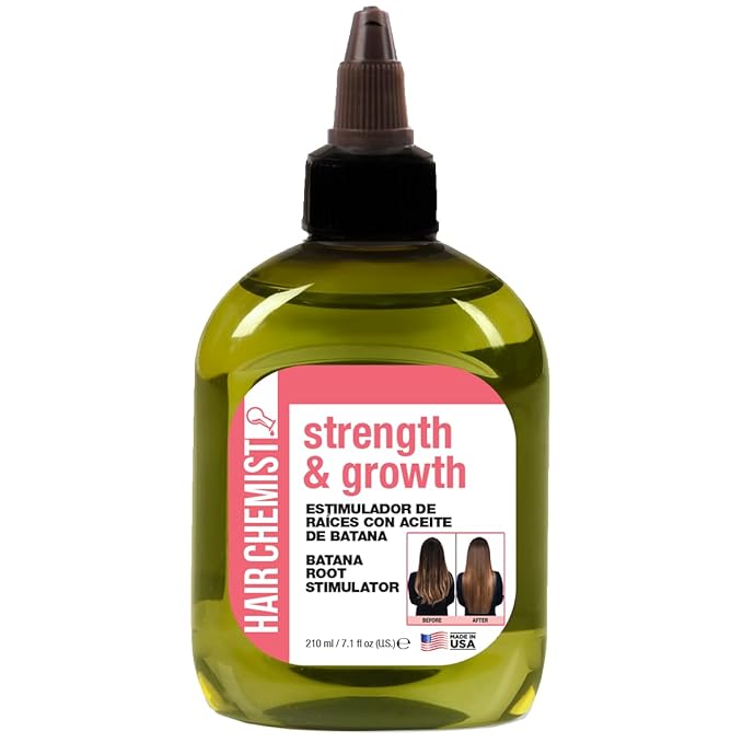 Hair Chemist Strength & Growth Batana Root Stimulator 7.1 oz. - Batana Oil Hair Treatment, Revitalize & Nourish Hair
