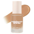 THE FACE SHOP Ink Lasting Liquid Foundation, Full Coverage, 72‑Hour Wear Semi‑Matte Finish, Makeup with Bakuchiol, W330 Amber, 0.84 Fl. Oz.