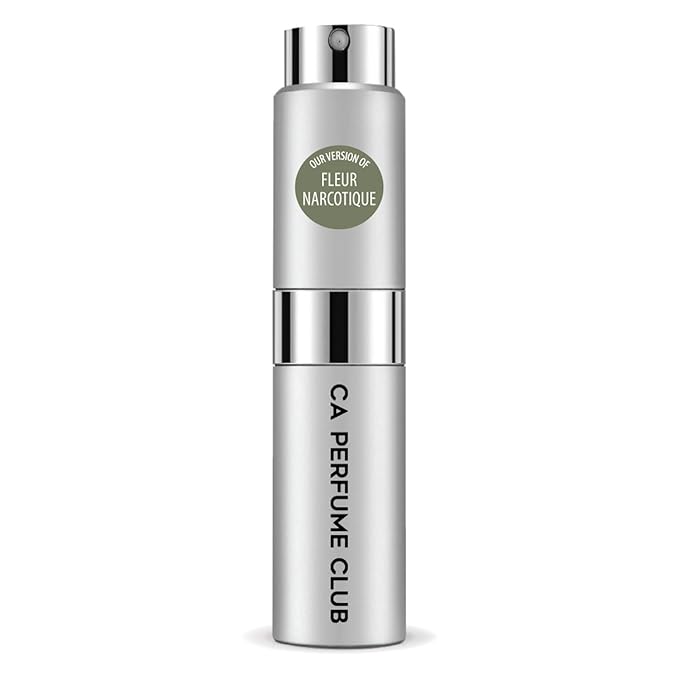 CA Perfume Impression of Fleur Narcotique For Women & Men Replica Version Fragrance Dupes Concentrated Long Lasting Eau de Parfum Spray Refillable Atomizer Bottle 0.27 Fl Oz/8ml-X1