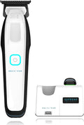Supreme Trimmer Recharge ST777 – Professional Barber Trimmer with 2 Removable Batteries | 8000 RPM Motor, Zero Gap DLC Blades, Smart Charging Dock, USB-C Fast Charge