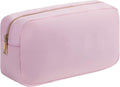 Travel Essentials Makeup Bag for Women Water-resistant Toiletry Organizer Nylon Cosmetic Pouch Preppy Stuff