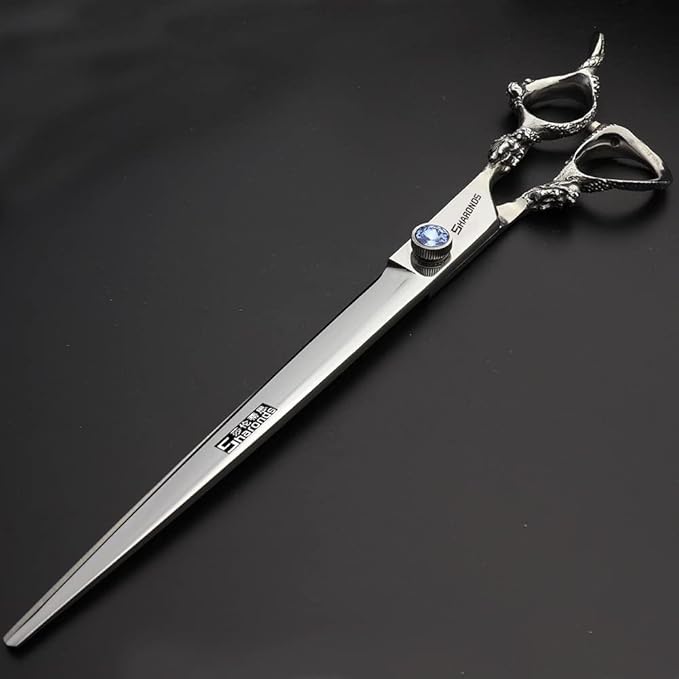 6/7/8/9-inch professional hair clipper set, stainless steel sharp hair clippers, hairdresser specific scissor (9 Inch Flat Scissors)