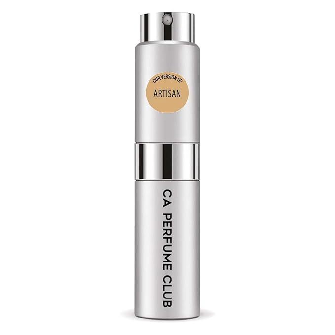 CA Perfume Impression of J. Varvatos Artisan For Men Replica Version Fragrance Dupes Concentrated Long Lasting Eau de Parfum Spray Refillable Atomizer Bottle 0.27 Fl Oz/8ml-X1