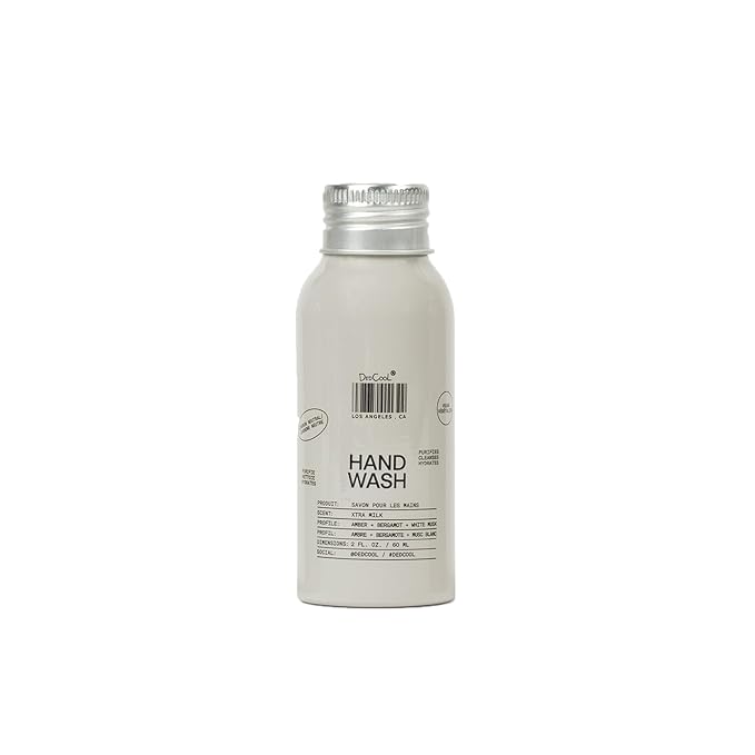 DedCool Xtra Milk Hand Wash | Gentle Hydrating Cleanser | Squalane, Aloe & Marshmallow Root | Non-Toxic, Vegan, Carbon-Neutral | Soft Moisturizing Formula | 2 fl oz