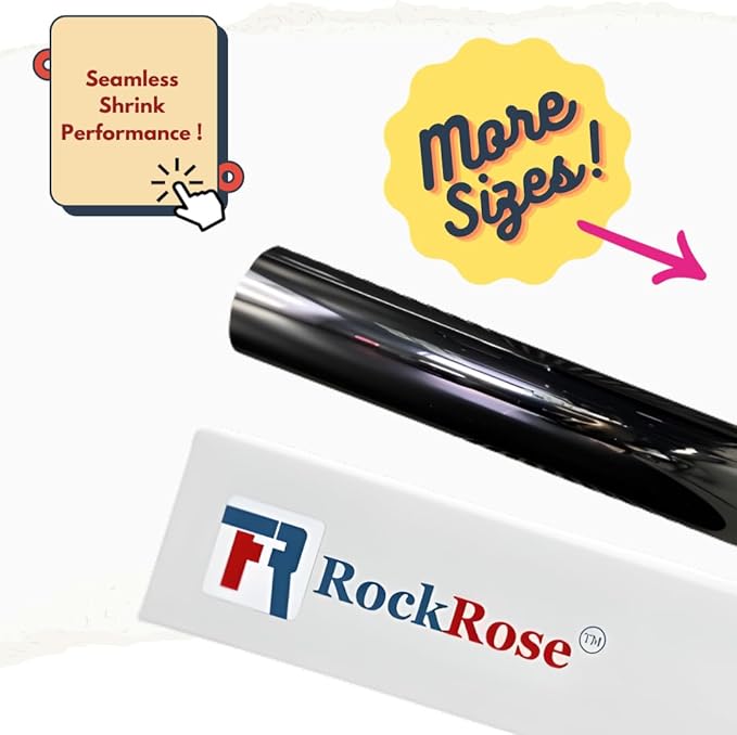 RockRose 20% Premium Carbon Car Window Tint Film 12 in x 100FT 2PLY Charcoal Privacy Film UV, Heat Blocking Tint for Car or Home Adhesive Film Easy Shrink, Plotter Friendly Pro Grade