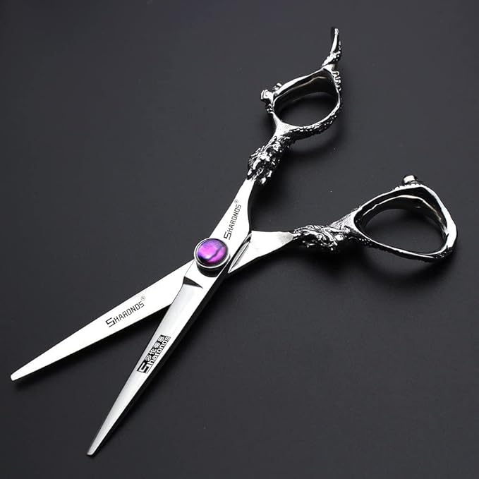 Hair Cutting Scissors Shears Professional Barber 6 inch Hairdressing Scissor Home Use for Man Woman Adults Kids Babies