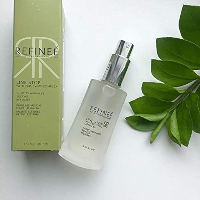 Refinee Skin Care Fine Line Stop, Wrinkle Anti-aging Treatment 1 Ounce Face Serum