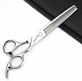 6/6.5 inch professional hair scissors hairdresser hair thinning scissors hairdressing tools barber scissors (6 inch teeth-C)