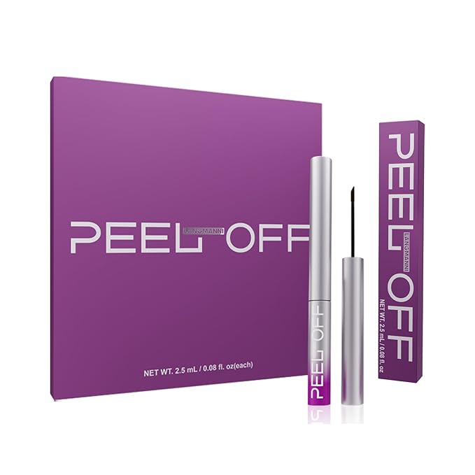 LANGMANNI 2Pcs Peel Off Lip Liner Set,Lip Stain Peel Off,Long-Lasting Waterproof & Smudge-Proof Matte Lip Liners With Ergonomic Handle & Precision Brush,Makeup Gift for Girls (#3+4)