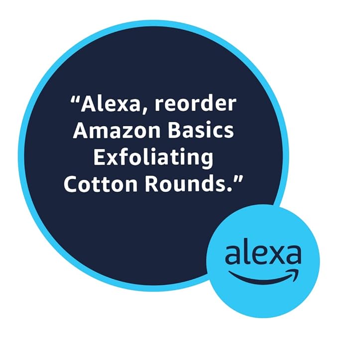 Amazon Basics Exfoliating Cotton Round, 600 Count (Previously Solimo) (Pack of 24)