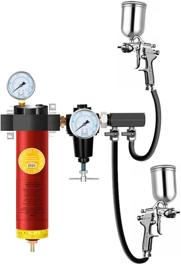 NANPU Z-R Air Filter Regulator– Sintered Filter, 1/2" NPT Inlet, 1/4" NPT - Image 5