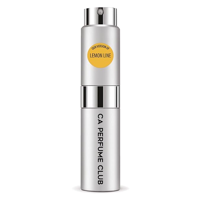 CA Perfume Impression of Lemon Line For Women & Men Replica Version Fragrance Dupes Concentrated Long Lasting Eau de Parfum Spray Refillable Atomizer Bottle 0.27 Fl Oz/8ml-X1