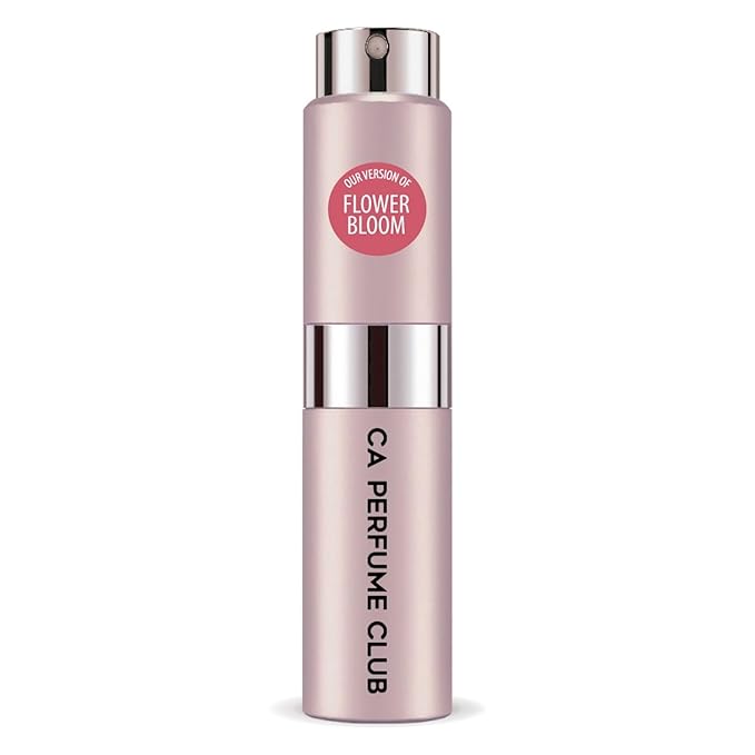 CA Perfume Flowerbloom Midnight for Women Impression Perfumes for Women 0.27 Fl Oz Floral Scent Eau De Parfum Travel Size Refillable Atomizer Spray
