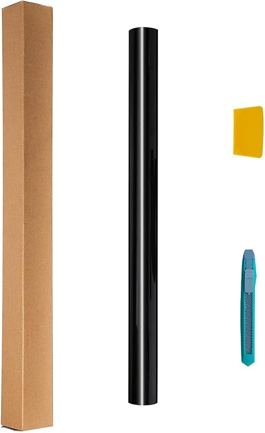 Window Tint Film for Cars, 5% VLT 30" in x 25'Ft Ceramic Automotive Window Film, Blocks 99% UV & IR Rays, Heat Resistant Anti Glare Film for Windshield, Scratch Resistant Sun Shade Auto Tint Roll