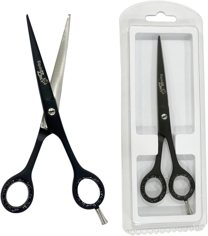 Professional Barber Scissors Hair Cutting Scissor 6.5 Inch - Stainless Steel Salon Shears for Hairdressers & Stylists, Sharp Blades with Ergonomic Handle for Men & Women Hair Cutting