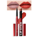 2Pcs 2 in 1 Matte Red Lip Liner and Lipstick Combo Set for Women,Lipstick Stain Lip Liner for Daily & Party Long Lasting Waterproof Smudge Proof 24 Hour Full Coverage Vegan Lip Makeup Kit