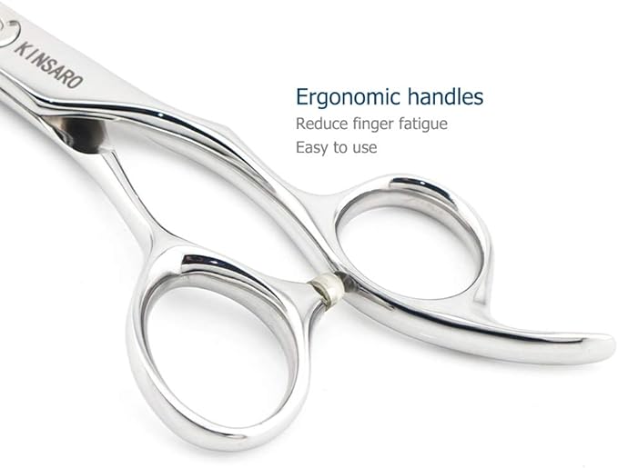 6" Hair Cutting Scissors to Cut Hair Cutting Shears Professional Haircut Hairdresser Scissors 440C KINSARO for Hairdresser Barber or Home Use