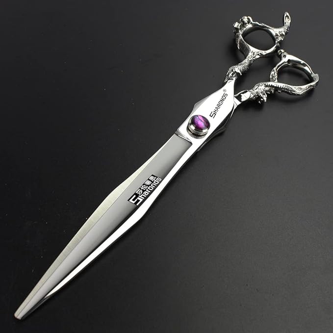 6/7/7.5/8/9 inch Japanese 440C Styling Studio Scissors Barber Professional Styling Tool Set Scissors (7-inch Platte schaar)