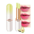 BINGBRUSH Peach Color Changing Lipstick,Moisturizer Long Lasting Lip Care Lip Balm Magic Lip Gloss Lip Tint Stain Gloss Set for Women (1pc Avocado)