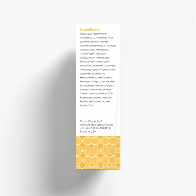CONTROL CORRECTIVE VitaC Peptide Complex, Skin Hydration and Collagen Production Serum