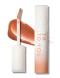 INTO YOU Lip Gloss Coco Liquid Moisturizing Lipstick Long Lasting Lip Stick Lip Stain Makeup Glitter Shine Non-sticky Lipstick for Women (CC01)