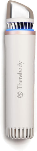 Therabody TheraFace Depuffing Wand – Cold and Heat Skincare Treatment to Depuff and Glow; Beauty Wand, Face Roller and Eye Massager for Eye Puffiness, Dark Circles and Skin Radiance (White)