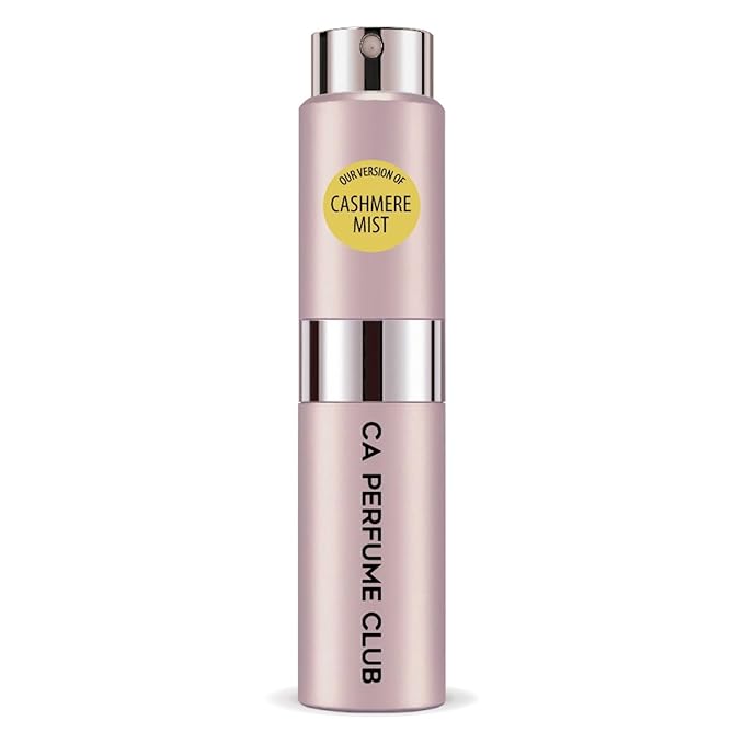 CA Perfume Impression of Cashmere Mist for Women Floral Woody Musk Scent Long Lasting Perfumes for Women Eau De Parfum Travel Size Refillable Atomizer Spray 0.27 Fl Oz 8ml