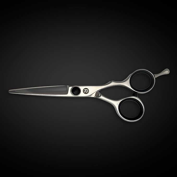 Saki Makoto Hair Cutting Shears for Students and Professionals - Crafted from Japanese 440C Steel - Razor Sharp Convex Cutting Blade for Barbers and Hairdressers