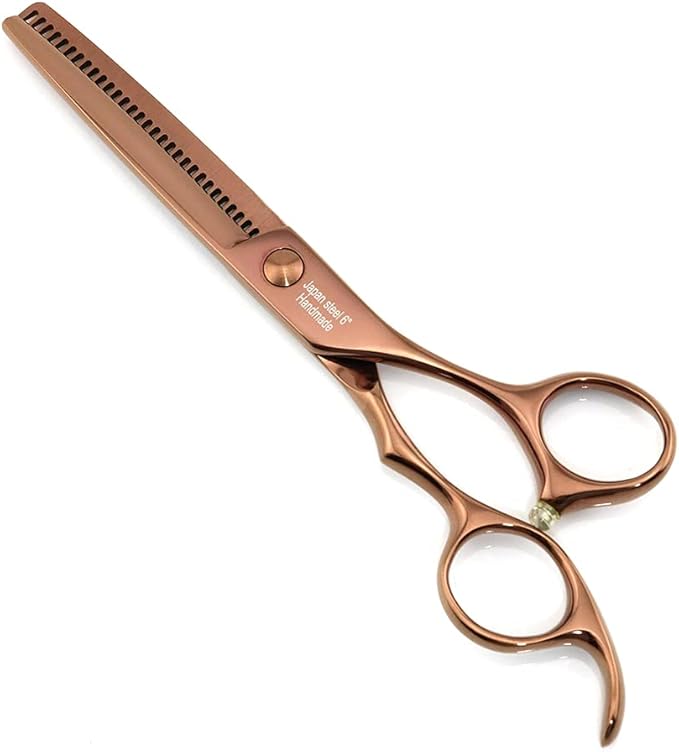 6 Inch Hair Thinning Scissors Hair Shears Professional Barber Scissors 440C Convex Edge KINSARO for Hairdresser Barbershop or Home Use