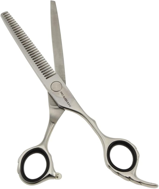Hair Thinning Scissors – 6" Stainless Steel Blending Shears with 32 Teeth and Ball Bearing Tension Screw – Razor Edge Thinning Tool for Barbers and Stylists