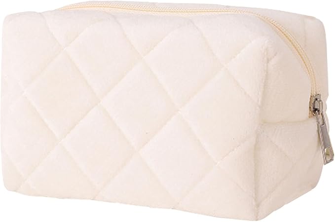 Makeup Bag Small Cosmetic Bags for Purse Women Girls Y2k Checkered Simple Make Up Pouch