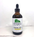 Organic Castor Oil,4 oz - 100% USDA Certified Pure Cold Pressed Hexane free - Best oil Growth For Eyelashes, Hair, Eyebrows, Face and Skin, Triple Filtered, Great for Acne