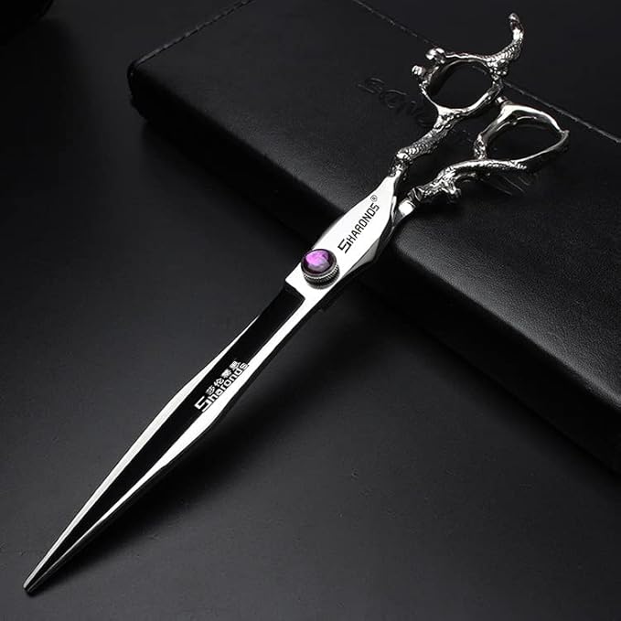 6/7/7.5/8/9-inch professional hair clipper set, stainless steel sharp hair clippers, hairdresser specific scissors (7 in cutting scissors)