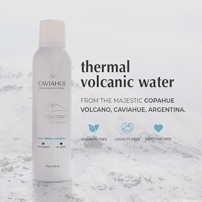 Caviahue Thermal Volcanic Water | Calming Facial Mist Spray | 100% Natural | All skin Types