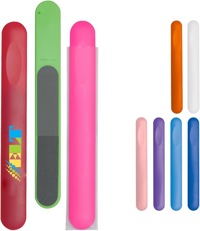 Nail File in Sleeve Add Customized with Text Name or Personalized Image $0.89 Each - Sold in Pack of 500 - Pink