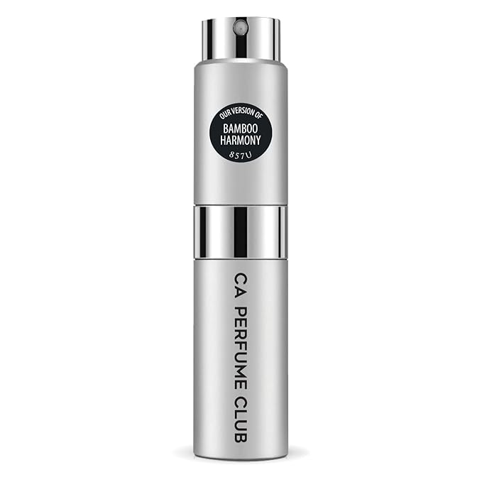 CA Perfume Impression of Bamboo Harmony for Women and Men Citrus Aromatic Scent Long Lasting Unisex Fragrance Eau De Parfum Travel Size Refillable Atomizer Spray 0.27 Fl Oz 8ml