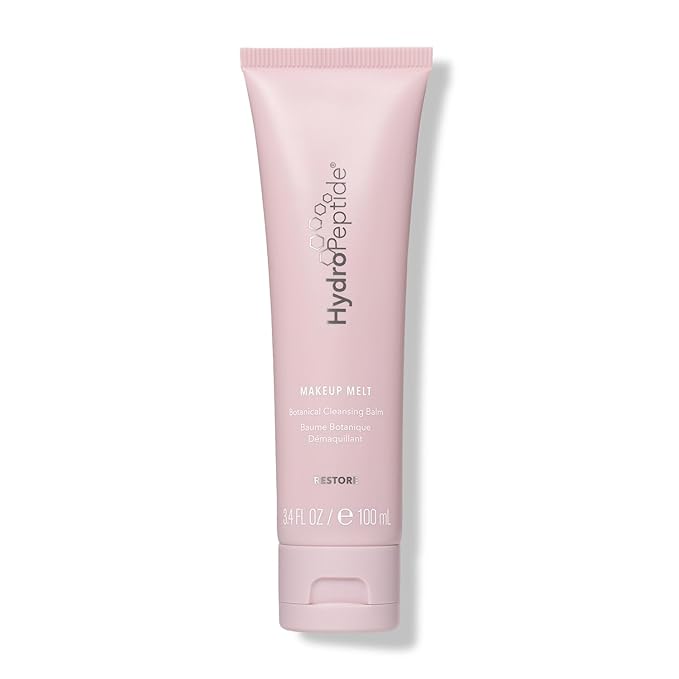 HydroPeptide Makeup Melt, Botanical Cleansing Balm, Restores, Softens and Hydrates Lips, 3.4 Ounce