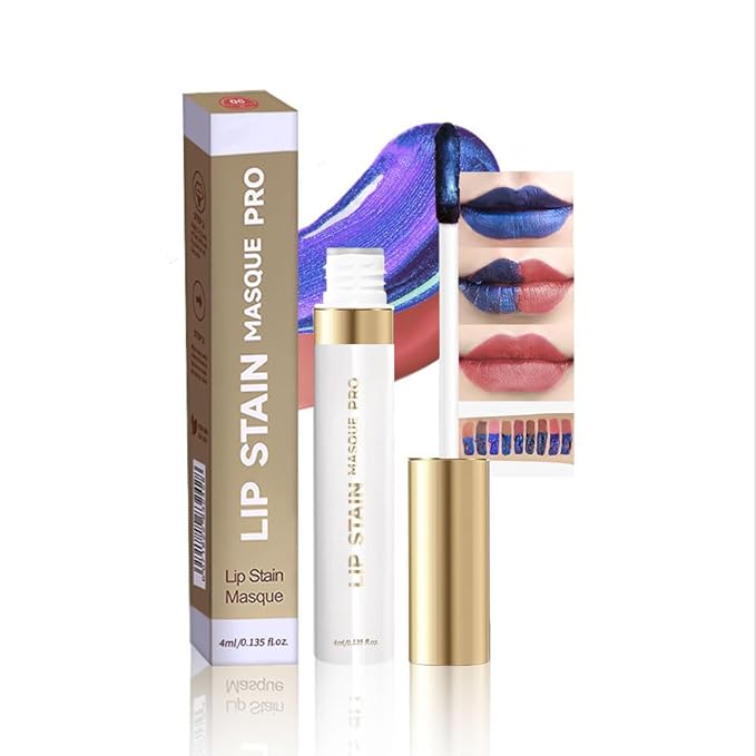 Lip Stain - Wipe-Off & Peel Off Lip Color | Waterproof, Long Lasting, Transfer-Resistant, Smudge-Proof Lip Tint | Easy Wipe Finish, High Pigment | All-Day Vibrant Kiss-Proof Lip Stain, dusty rose