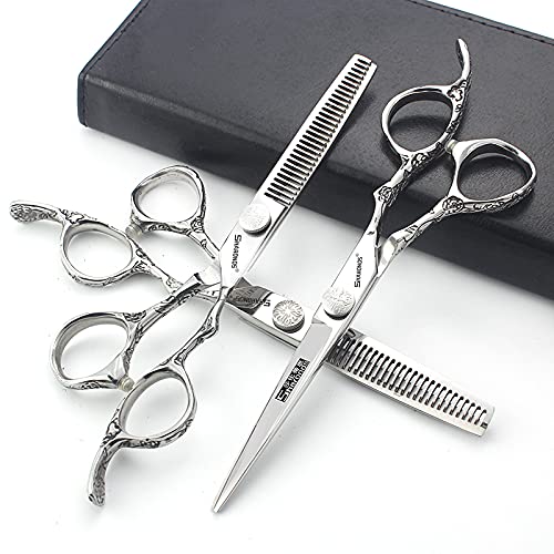 6/7/7.5/8/9-inch professional hair clipper set, stainless steel sharp hair clippers, hairdresser specific scissors
