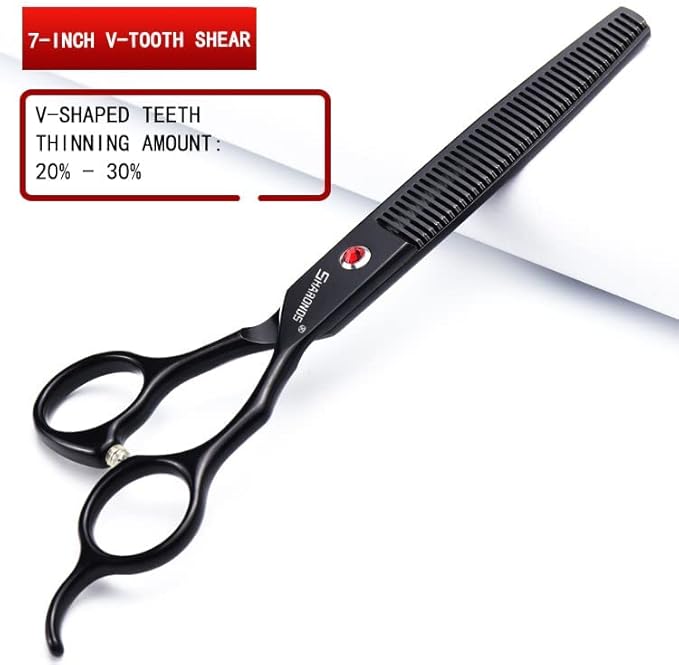 6/7 Inch Hairdressing Scissors Set Barber Shop Hair Scissors Styling Tools (7-inch 2pc)