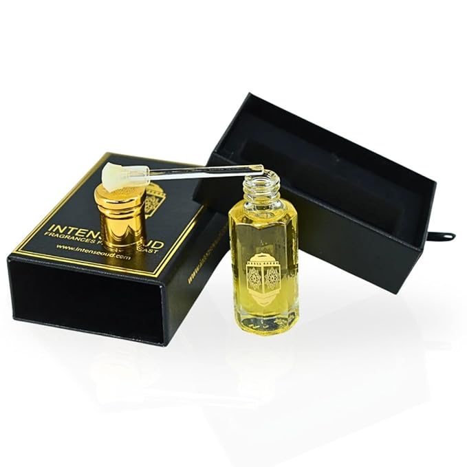 INTENSE OUD Now Girl Long Lasting Arabian Perfume Oils for Women 12ML (0.40 OZ) Fragrance Oil with Fresh Pistachio, Pear, Creamy Florals & Nutty Base - Concentrated Perfume Oil in Black Gift Box
