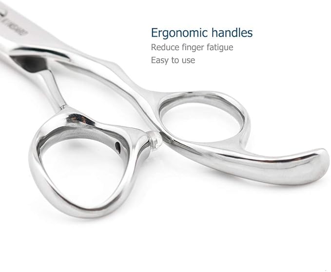 5.5" Barber Hair Thinning Scissors 440C Professional Thinning Shears Barber Shears 28 Teeth Convex Edge KINSARO for Hairdresser Barbershop or Home Use